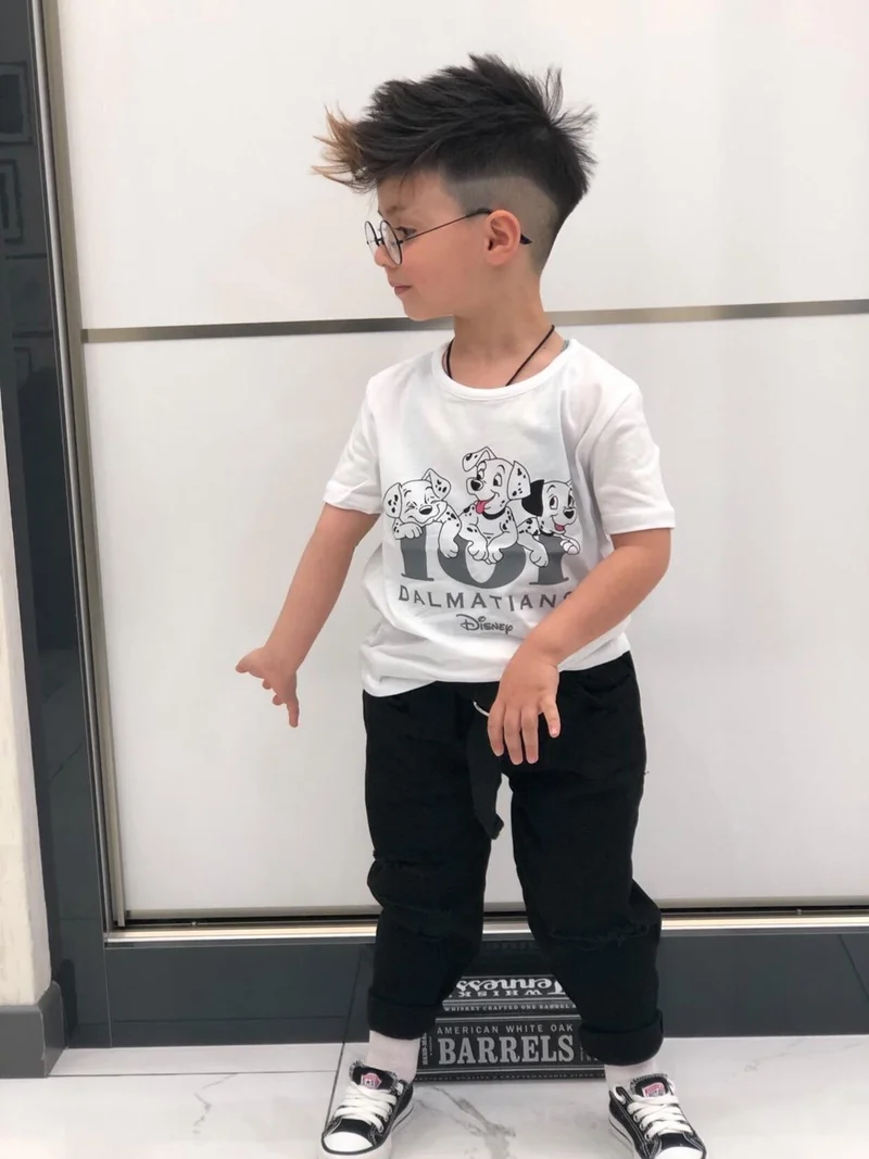 مينيمن جيجيليري My Little Ones Dalmatian Printed Bottom and Top Men's Set