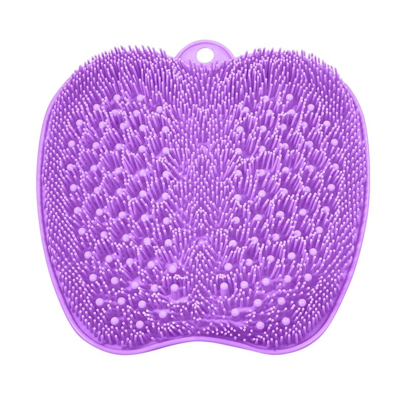 BESKAR XL Large Foot Scrubber Mat for Use in Shower - Shower Foot Cleaner to Eliminate Calluses Dead Skin, Foot Massager Mat for Men & Women to Soothe Achy Feet, Non Slip Suction Cups - Image 1