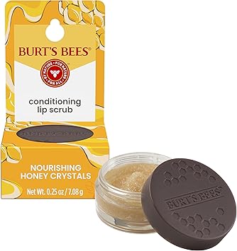 Burt's Bees Burts Bees Conditioning Lip Scrub for Women 025 oz Scrub Yellow Brown - Image 1