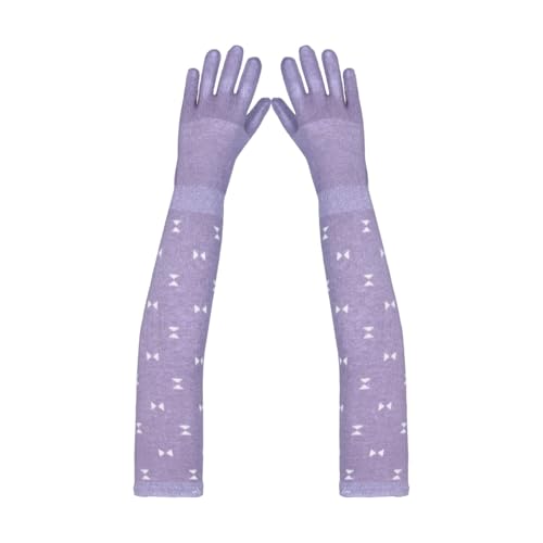 Footmate UV Sun Protection Driving Gloves Women with Breathable Cotton Material, Elbow Length Combed Cotton and Spandex Lightweight Hand Glove for Women’s/Girls - Free Size -(Pack of 1) - Image 1