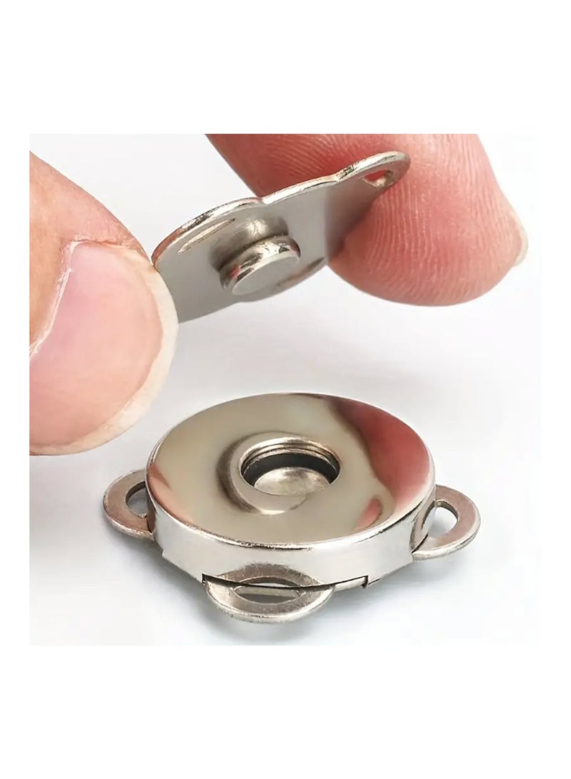 25 Pairs Magnetic Buckle Button Plum Magnetic Buckle For Bag Clothes Handbag Scraping  - Image 4