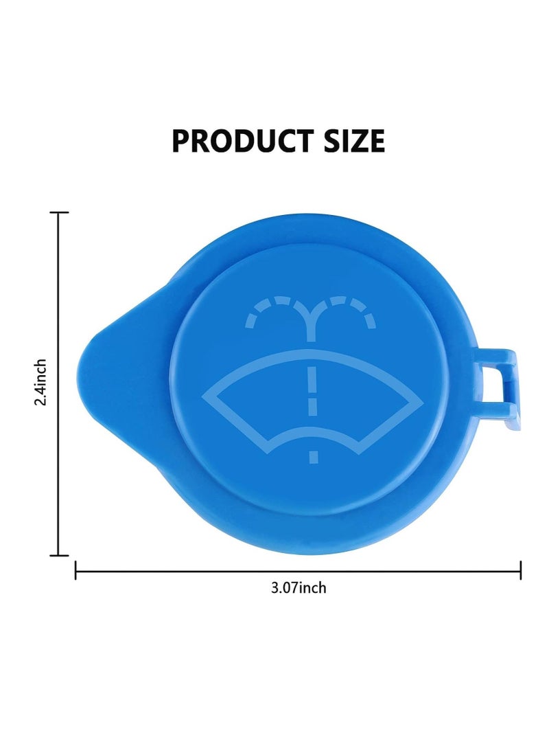Generic Windshield Wiper Washer Fluid Reservoir Tank Bottle Cap, Replacement Windshield Wiper Washer Fluid Reservoir Tank Bottle Cap Compatible for Ford Focus 2011-2015,Citroen C5 C6, OEM: #1708196(2Pcs)  - Image 2