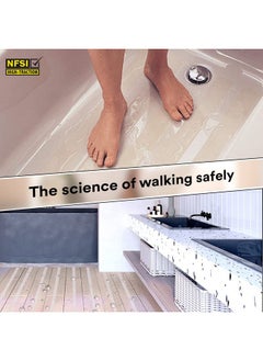 3M 3M Anti Skid Tape with Primer 10ml, Heavy Duty Transparent Adhesive Tape for Bathrooms, Kitchen, Bathtubs, Prevent Slip & Falls, Easy to Apply, Long Lasting, Skid Resistant (2.5cmx3.6m, Wet Areas)  - Image 2