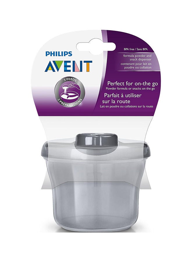 Philips Avent Powder Formula Dispenser And Snack Cup  Grey - Image 2