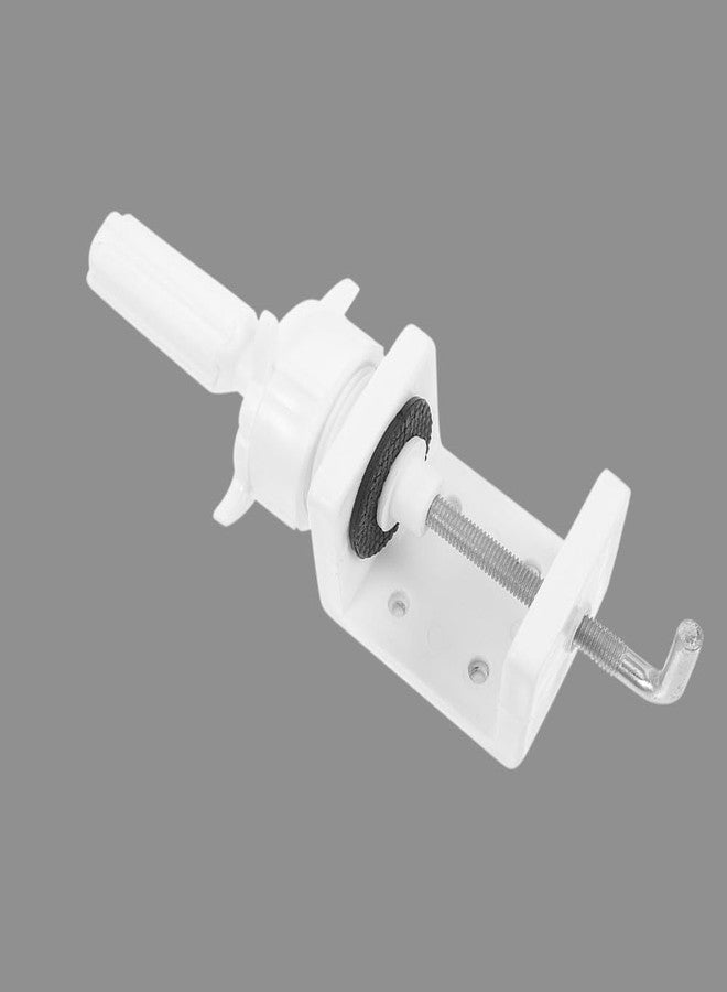 BLUSHIA Wig Mannequin White Head Stand Holder, 1 Pack Cosmetology Manikin Stand Mannequin Head Holder Clamp - Image 1