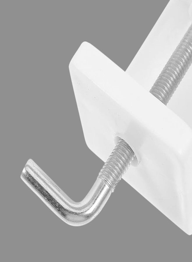 BLUSHIA Wig Mannequin White Head Stand Holder, 1 Pack Cosmetology Manikin Stand Mannequin Head Holder Clamp - Image 3