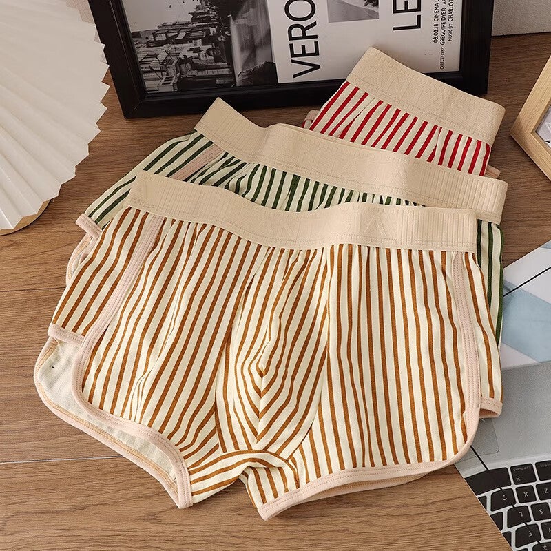 JD Jing Zao XUEXIMAN Men's Underwear, Fashionable Striped, 2026 Spring And Summer New Style, Loose-Fitting, Antibacterial, Comfortable, Breathable, Athletic Boxers, XL - Image 2
