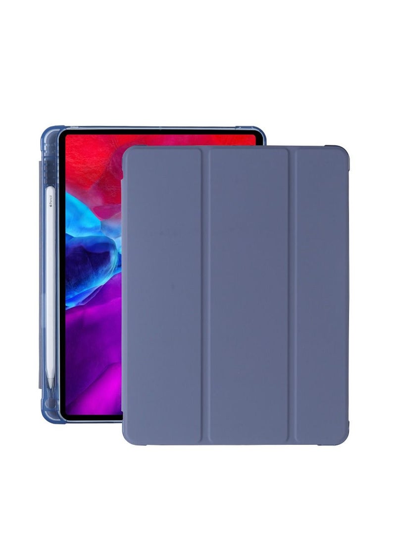 Loquat Protective Case With Pen Slot For Grey iPad 
