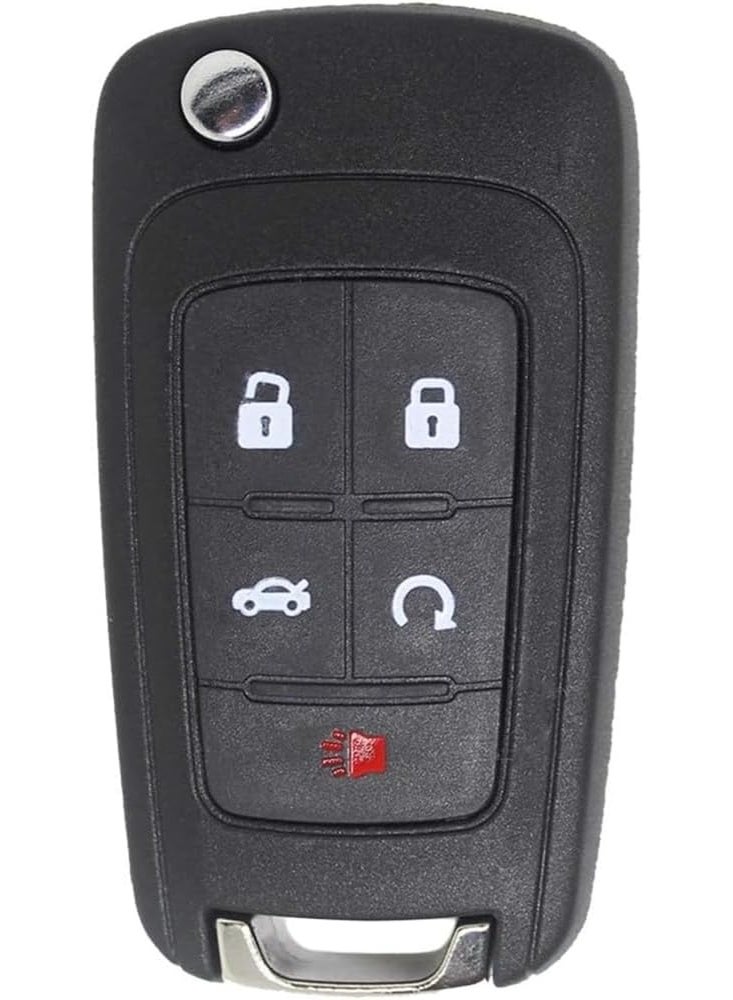 5 Buttons Replacement Entry Keyless Remote Control Key Fob Shell Case Fit for GMC Chevrolet Camaro Cruze Equinox Malibu Impala Flip Key Cover - Image 3