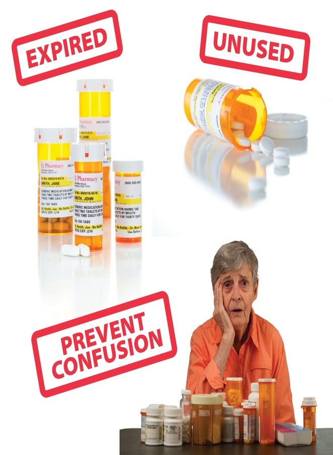 PILL THING RX Pill Disposal, Safe Effective Solution to Destroy Prescription Medication Drug Medicines, Large 40% More Capacity (2 Pack, RXPD - Image 4