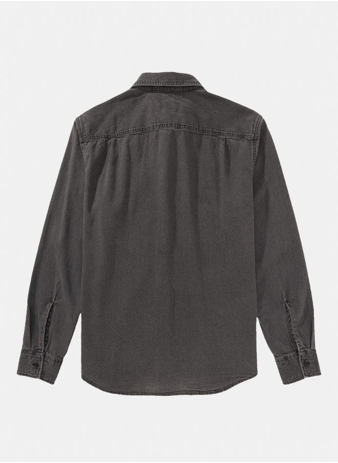 American Eagle AE Everyday Denim Button-Up Shirt  - Image 4