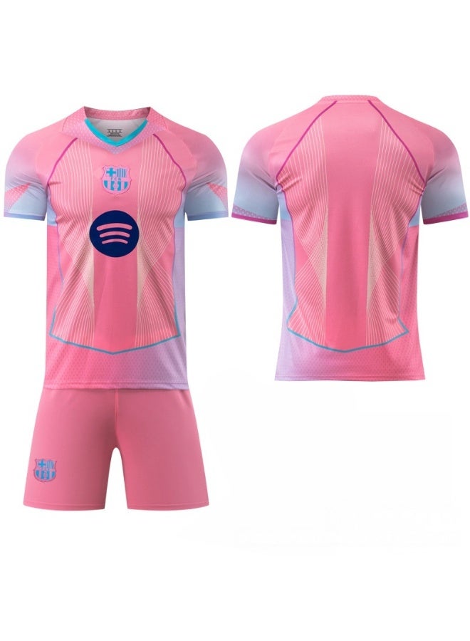 KUYING New Pink Commemorative Edition Football Suit Set - Image 1
