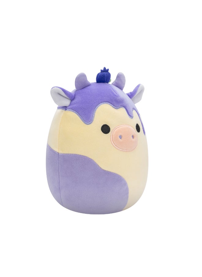 Squishmallows 7.5 inch Little Plush Cyrus Blueberry Cheesecake Cow Officially Licensed Kellytoy Plush Toy Colorful Soft Gift for Kids Girls & Boys Washable Squishy Stuff Toy Multicolor All Age  - Image 2