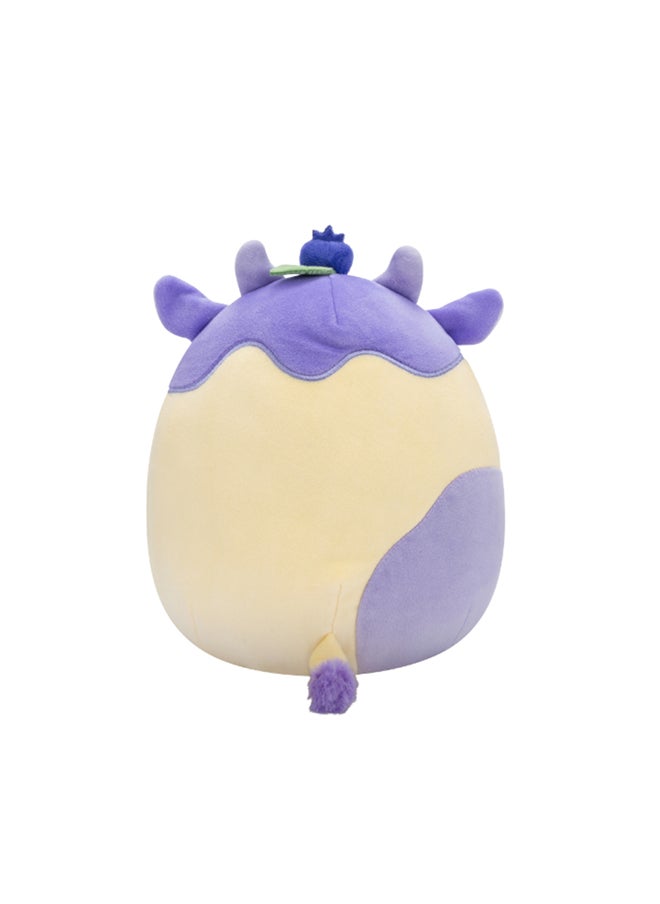 Squishmallows 7.5 inch Little Plush Cyrus Blueberry Cheesecake Cow Officially Licensed Kellytoy Plush Toy Colorful Soft Gift for Kids Girls & Boys Washable Squishy Stuff Toy Multicolor All Age  - Image 4