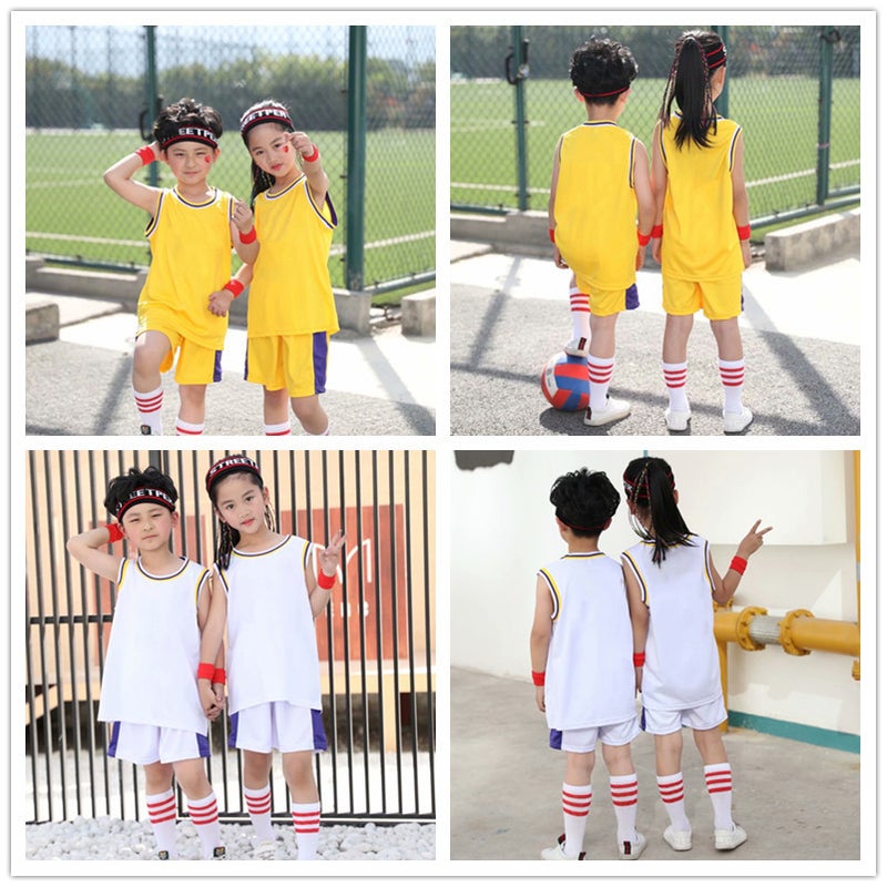 Children'S Basketball Suit Lakers Warriors Board Blank Board 76 Primary And Secondary School Students Diy Jersey Team Uniform - Image 3