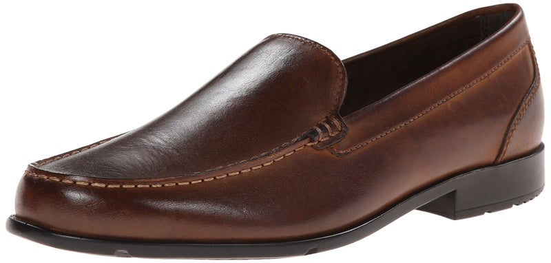 Rockport روكبورت للرجال كلاسيك لايت فينيشيان سليب-أون لوفر- بني داكن-10 W - Image 2