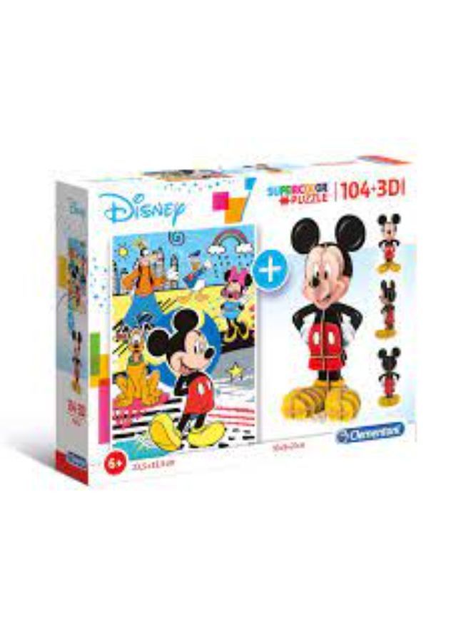 104 piece jigsaw puzzle - Mickey Mouse\