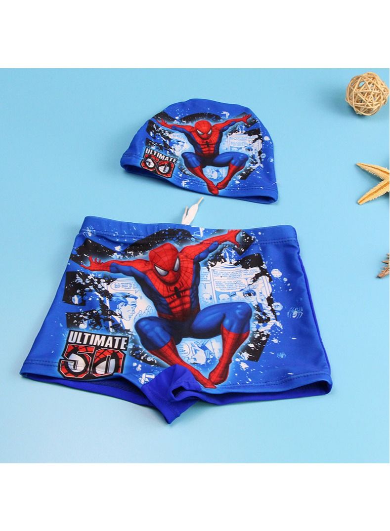 2-Piece Swim Shorts with Caps 