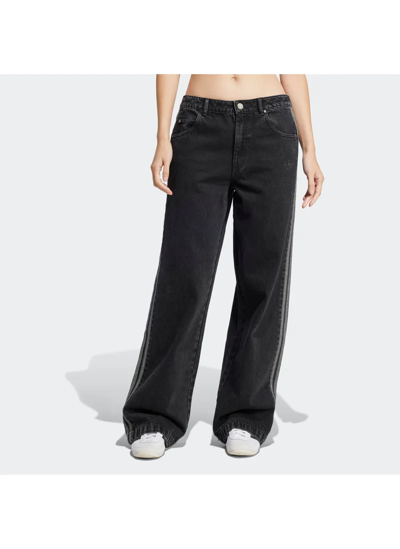 اديداس اوريجينالز Adicolor Denim 3 Stripe Trackpants