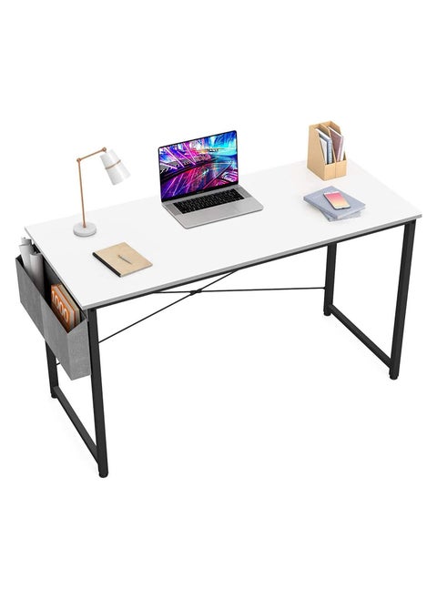 Computer Desk 80cm Home Office Writing Study Desk Modern Simple Style Laptop Table with Storage Bag