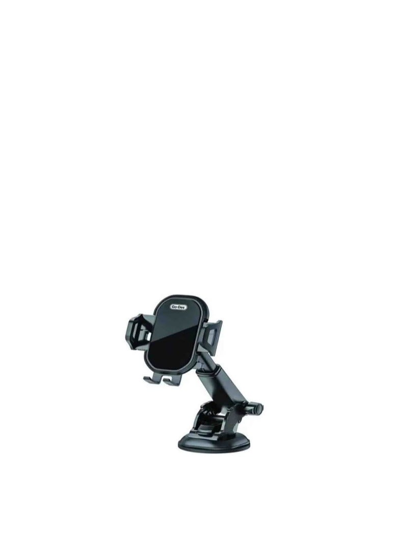 GO-DES Go Des GD-HD691 Windsheild Shockproof Car Mount Car Mobile Holder Black - Image 2