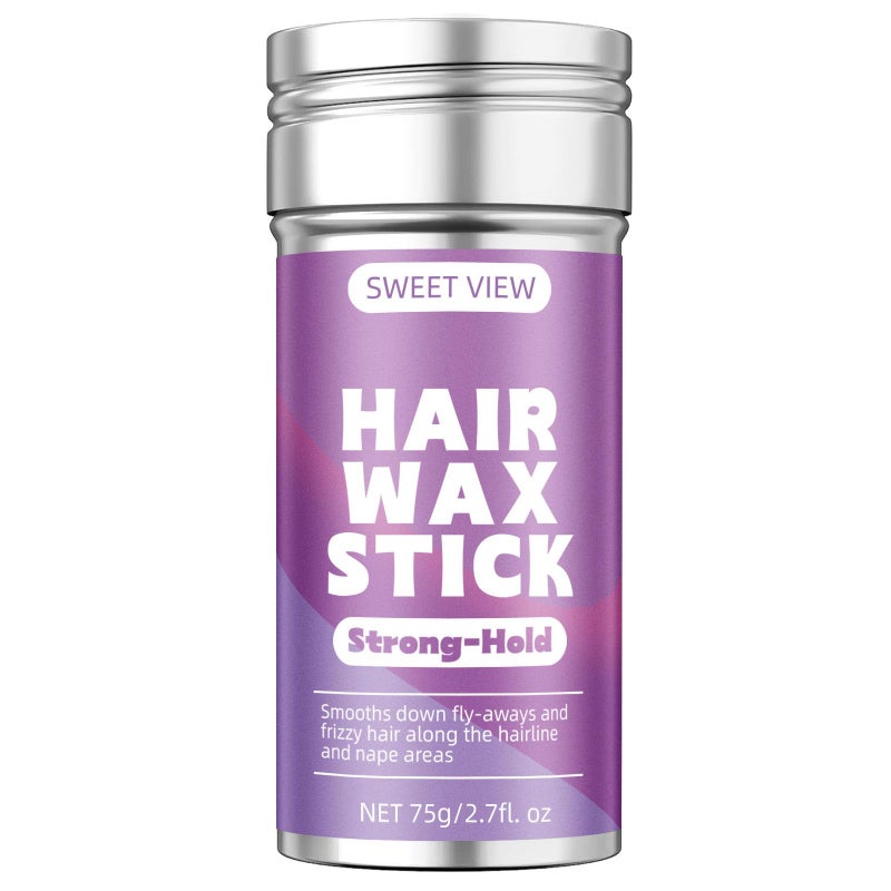 SWEET VIEW Hair Wax Stick, Slick Back Hair Pomade/Balm/Gel for Tame Flyaways, Frizz, Sleek Ponytails, Buns, Styling Accessory for Women, Teen Girls - Image 1