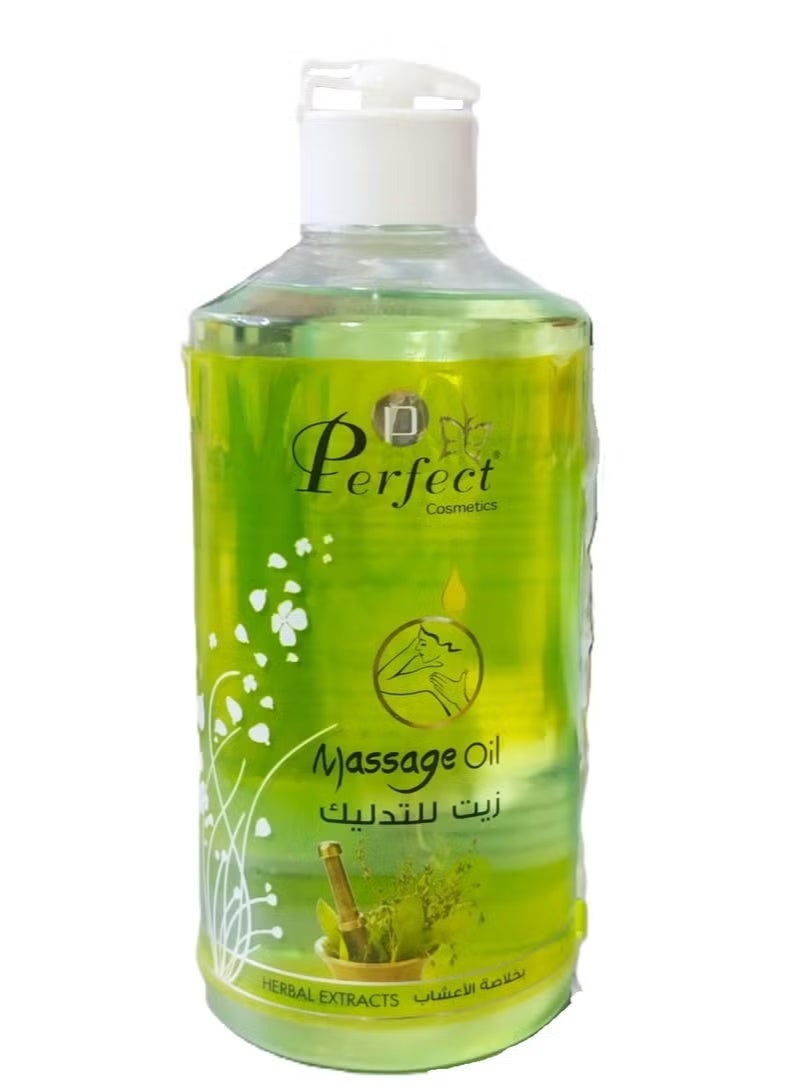 Perfect 3 pieces of Perfect body massage oil - with herbal extracts 500 Ml - Image 2