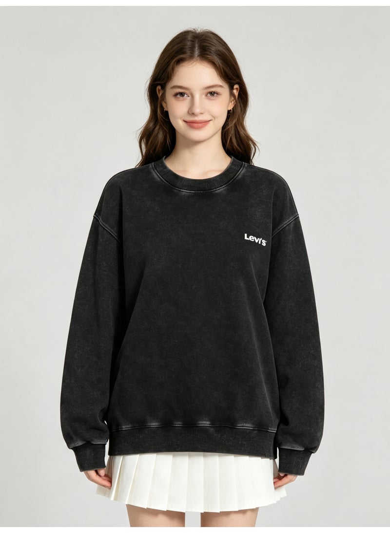 Levi's Men's and women's long-sleeved sweater with loose off-shoulder round neck - Image 2