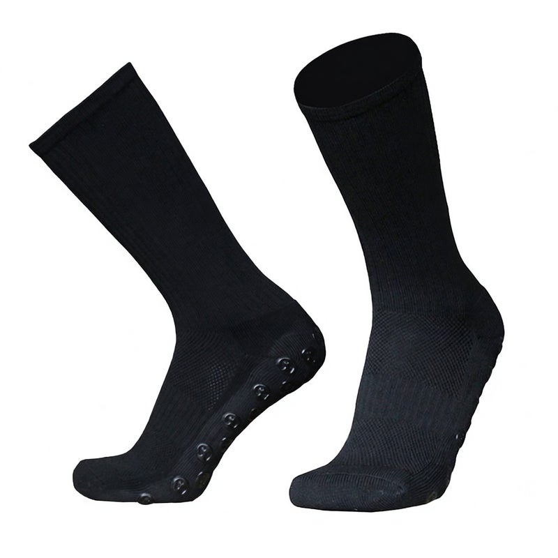 Mountaineering Socks Black - Highly Elastic Soft Wicking Anti-slip Athletic Socks for Outdoor Mountaineering Athletic Activities - Image 4