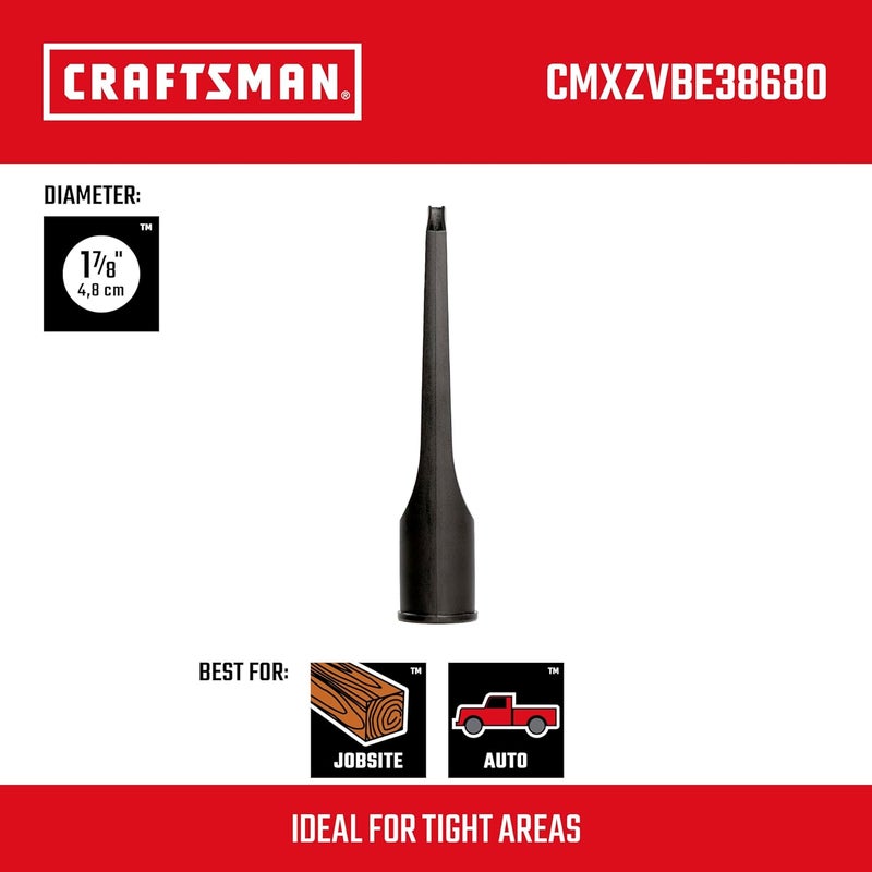 كرافتس مان أداة للتنظيف في الشقوق من CRAFTSMAN، رقم المنتج: CMXZVBE38680، بقطر 1-7/8 بوصة، ملائمة لأجهزة الشفط الرطبة والجافة المستخدمة في المحلات التجارية - Image 1