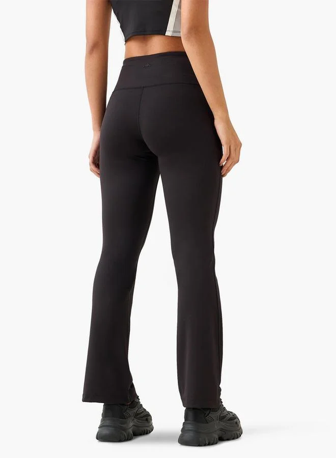Kappa BLACK Kappa Women Fit and Flare 2 Way Stretch Leggings for Women | Best Price UAE