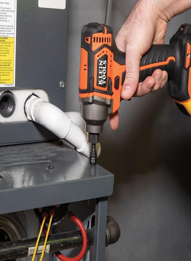 Klein Tools 33800 Impact Driver Bit Set, 35-Piece, S2 Steel with Phillips, Slotted, Square, TORX Bits and Magnetic Nut Drivers in MODbox Case - Image 4