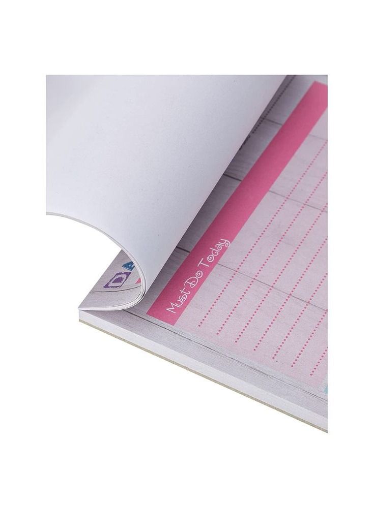 Collins A5 Unique Layout Daily Planner Pad (Pack of 60 Sheets)