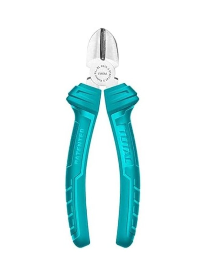 TOTAL Diagonal Cutting Pliers 160 mm (6") – THT130612 Heavy-Duty Side Cutters for Electrical Work, Wires, Cables & DIY Projects - Image 1