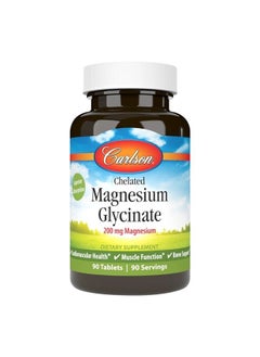 Chelated Magnesium Glycinate 200Mg 90 Tablets