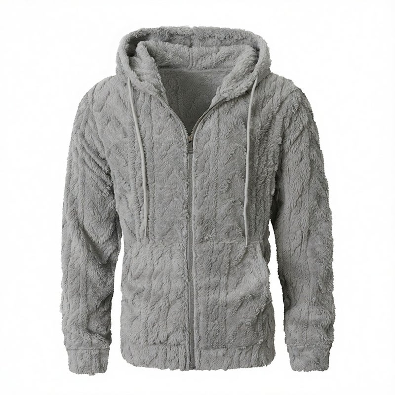 Men's Casual Hooded Sweatshirt Outdoor Jacket - Image 5