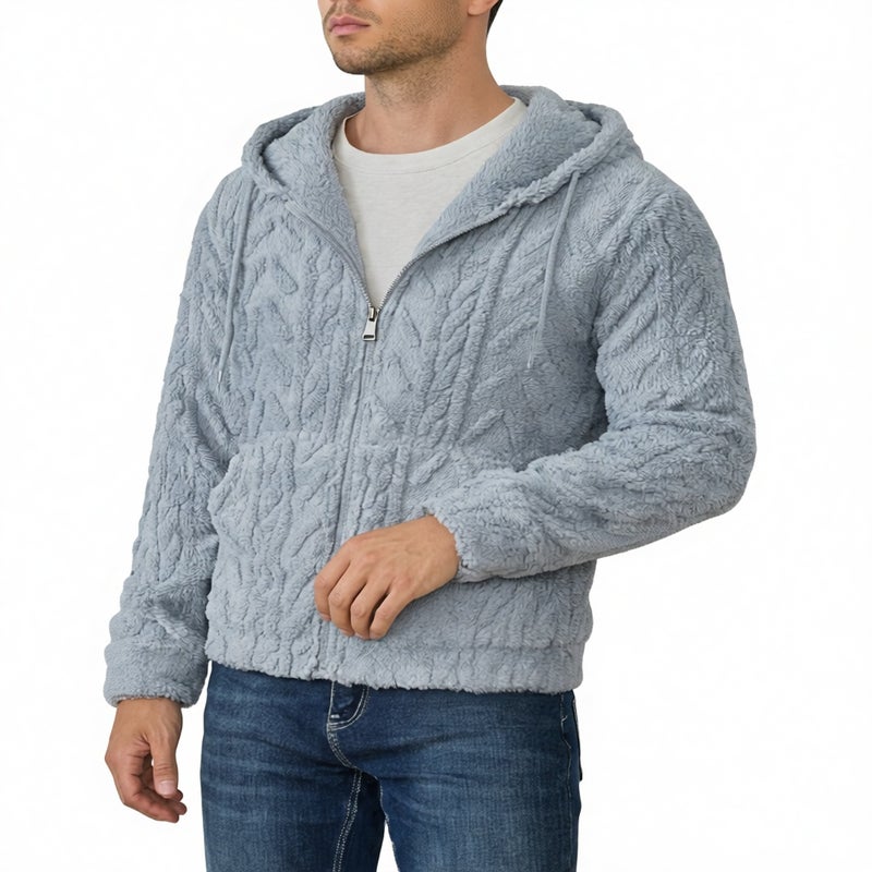 Men's Casual Hooded Sweatshirt Outdoor Jacket - Image 1
