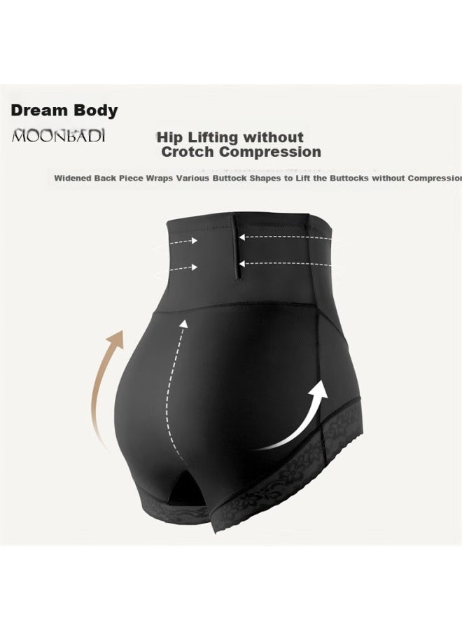 Moonbadi Women's Thin And Breathable Shaping Panties With Cotton Crotch, Moisture-wicking, High Waist Tummy Control Triangle Underwear
