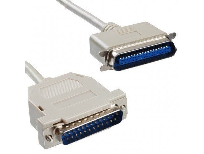 Technotech LPT Printer Cable Wire for Dot Matrix and Old Inkjets Printer (5 Meter) - Image 1