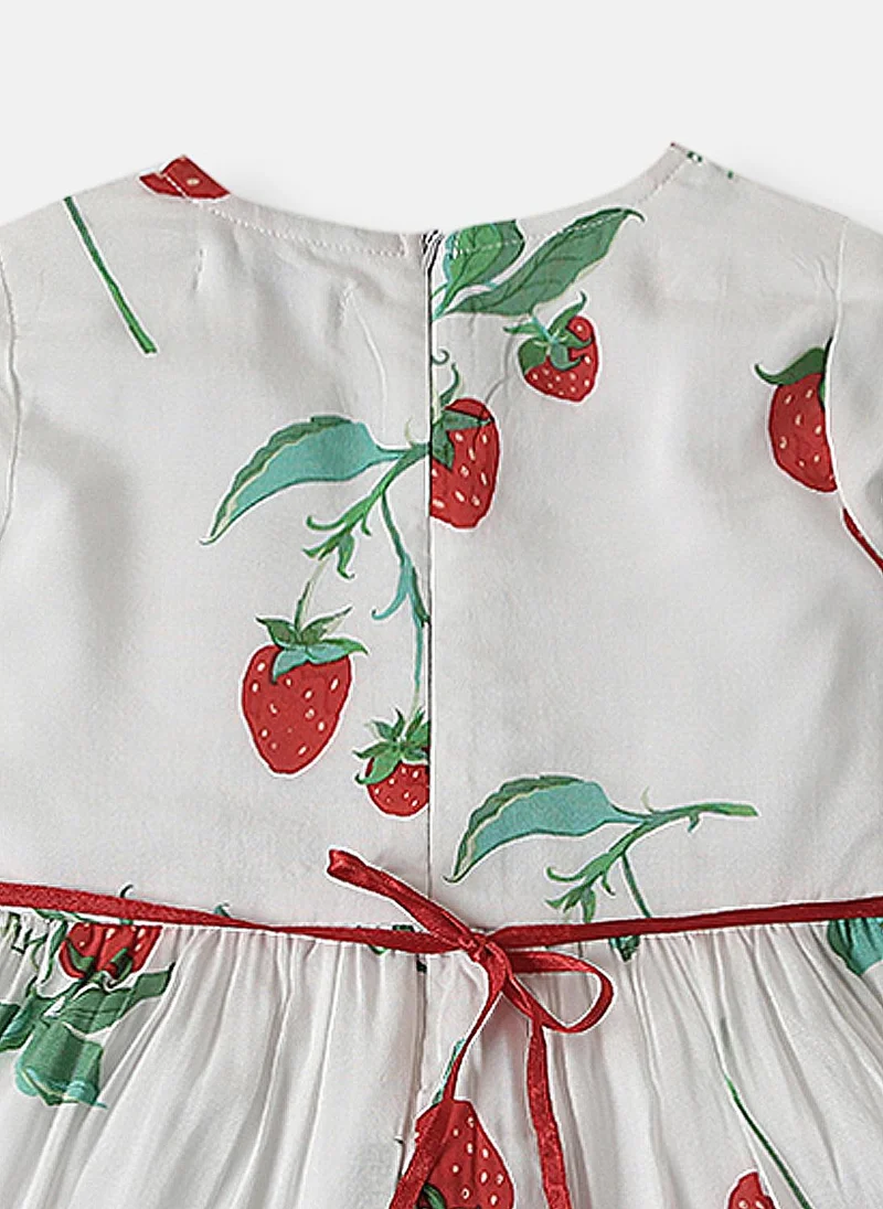 نوتيناتي Strawberry Print Dress