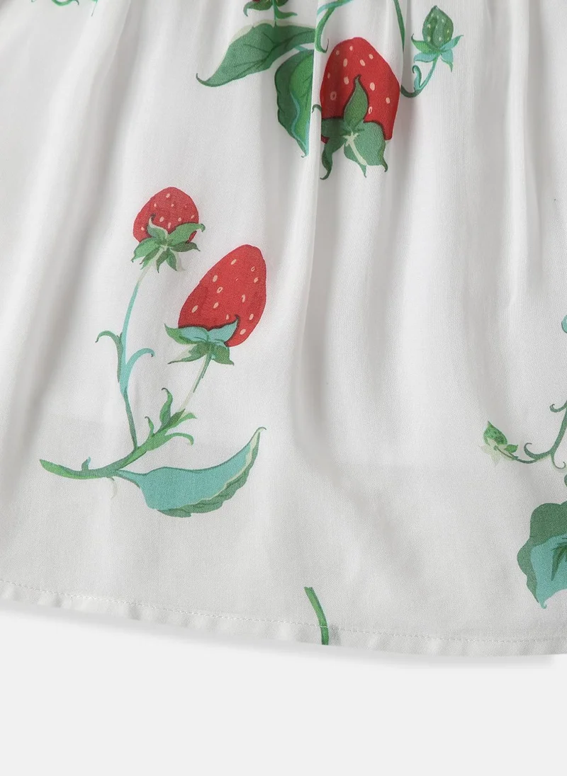 نوتيناتي Strawberry Print Dress