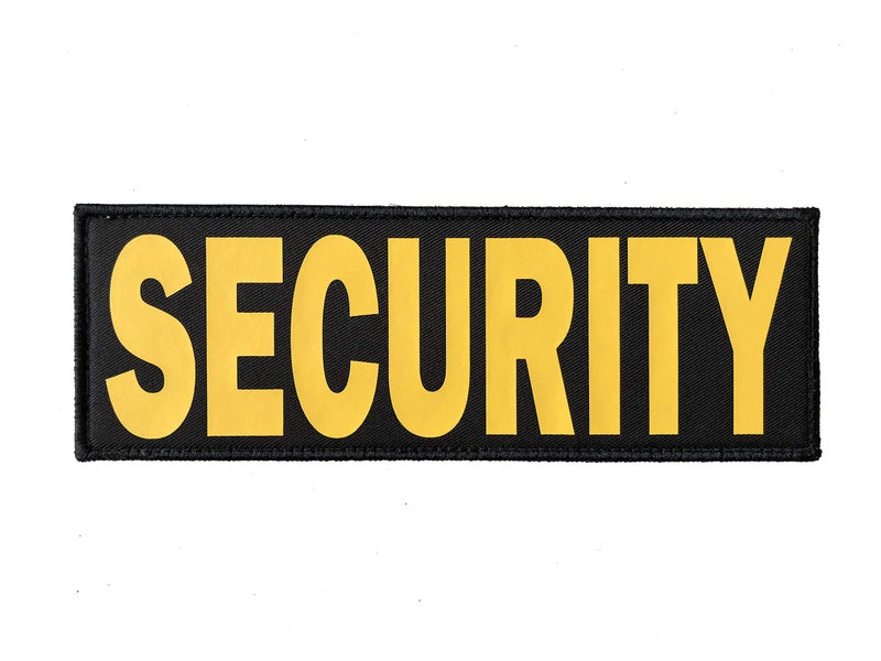 SUVIYA SUVIYA 85x3 Inch Large Golden Yellow Security Patch with Hook and Loop Yellow85x3 inch 