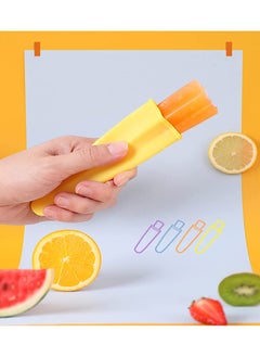 Y&D Silicone Popsicle Molds with Lids, 4 Pieces Ice Pop Molds, Food-grade and Reusable, Make Homemade Cream Yogurt Sticks Jelly Chocolate Quick Freezing Food Treats, Colors (Star)  - Image 2