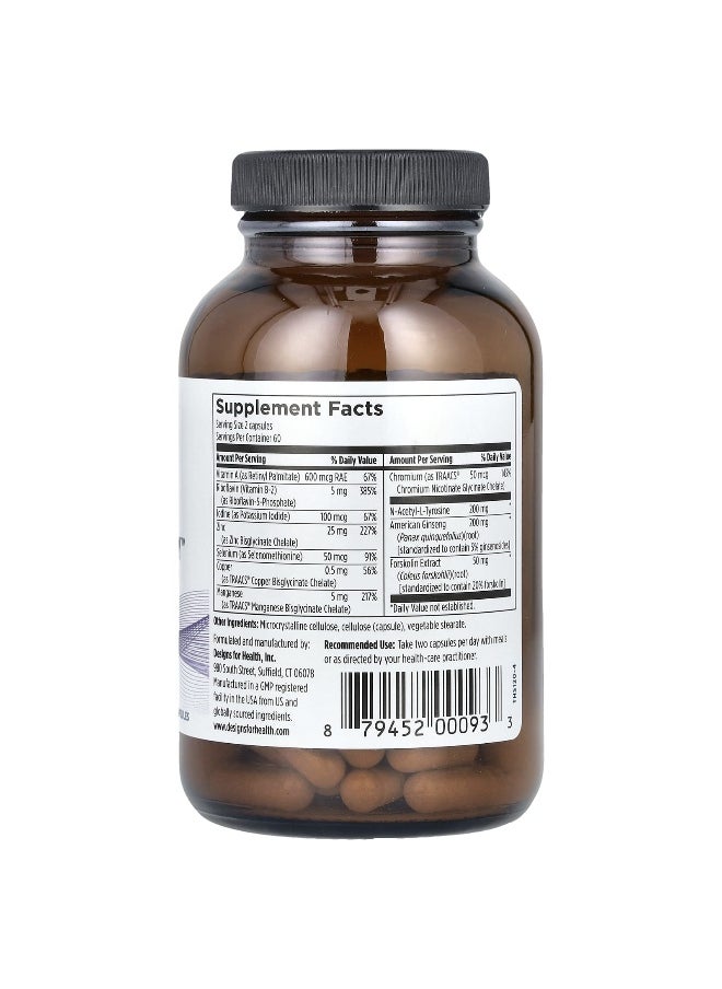 designs for health - Designs For Health, Thyroid Synergy™, 120 Vegetarian Capsules - Image 1