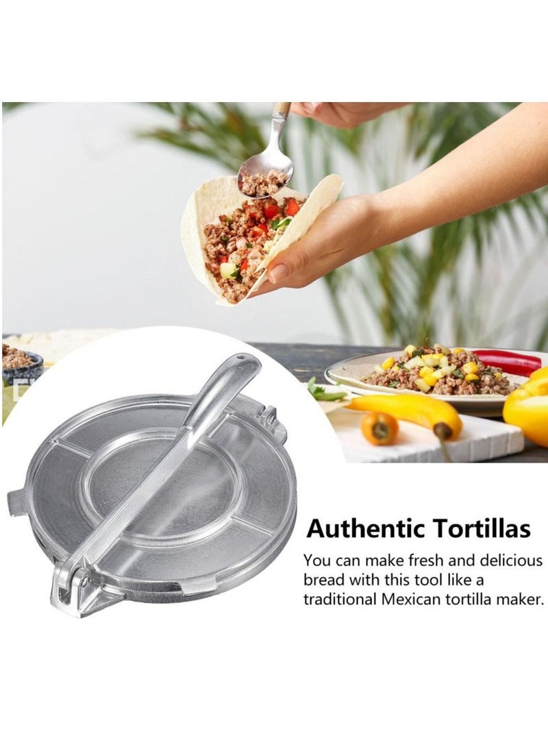 Aluminum Dough Pastry Press Maker Pan Long Handle Foldable DIY Tortilla Press Maker For Kitchen Pancake Pancake Cooking  - Image 3