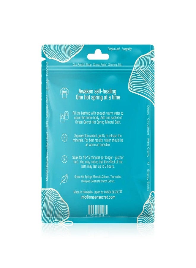 Onsen Japanese Hot-Spring Bath Minerals A Perfect Way to Hydrate and Soothe Your Body Soak in Green Bamboo Extract, Pagoda Tree Flower Enzymes, and More, Unwind, Relaxation, Improve Sleep (Pack of 1) - Image 3