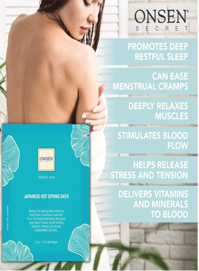 Onsen Japanese Hot-Spring Bath Minerals A Perfect Way to Hydrate and Soothe Your Body Soak in Green Bamboo Extract, Pagoda Tree Flower Enzymes, and More, Unwind, Relaxation, Improve Sleep (Pack of 1) - Image 5