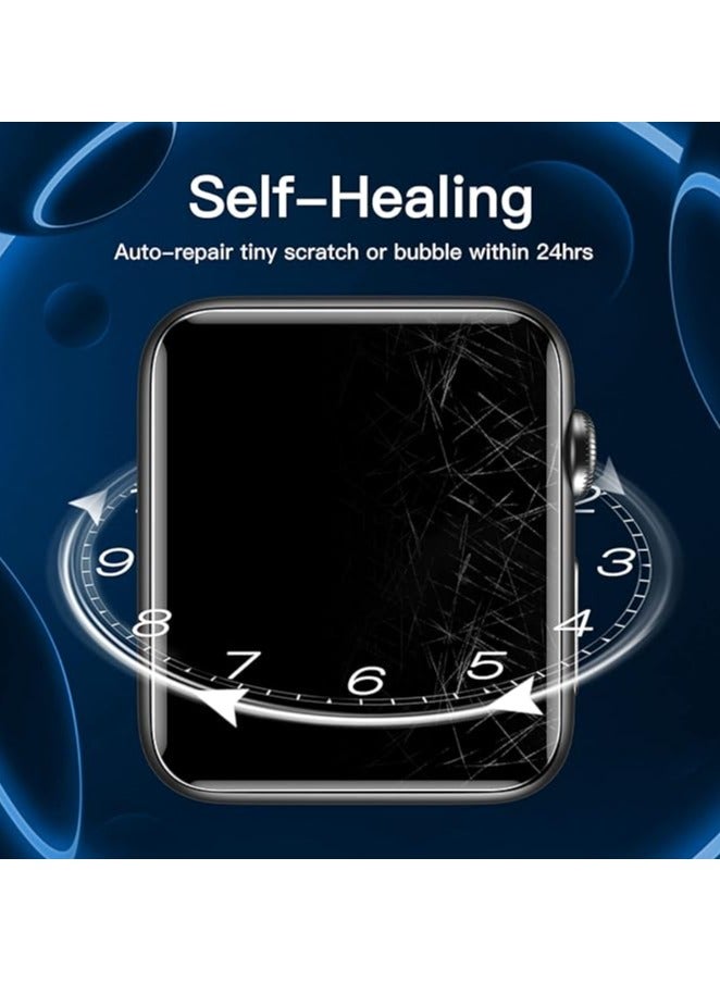 Denx Screen Protector for Apple Watch Series 9-8-7  45mm, Flexible TPU Film, Anti-Scratch HD Clear  - Image 5