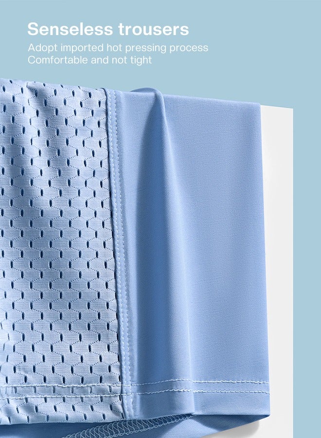 هالامودو مجموعة الحفاضات الرجالية من الحرير الجليدي وظيفية شبكية للشبان القاصرين تنفس متعدد الألوان - Image 2