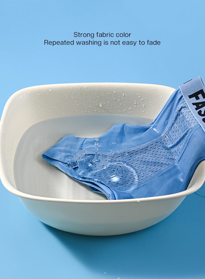 هالامودو مجموعة الحفاضات الرجالية من الحرير الجليدي وظيفية شبكية للشبان القاصرين تنفس متعدد الألوان - Image 4